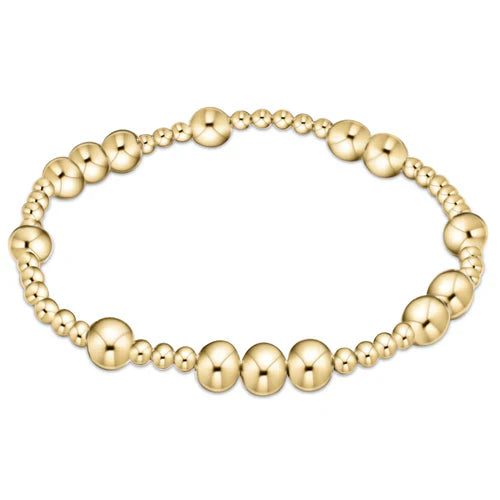 Enewton Hope Unwritten Extends Gold 6mm Beads Bracelet