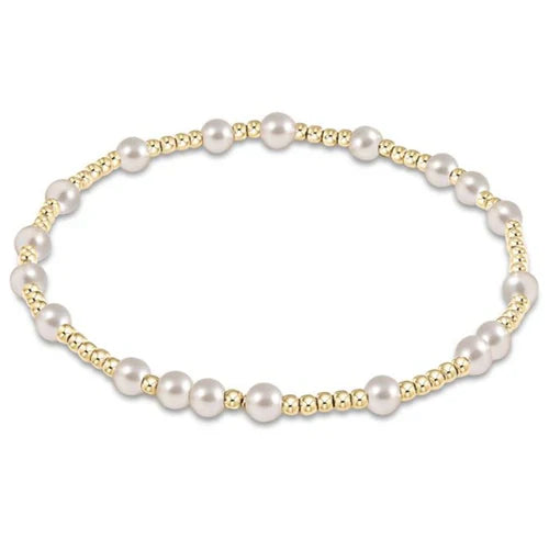 Enewton Hope Unwritten Gold Pearl 6mm Beads Bracelet