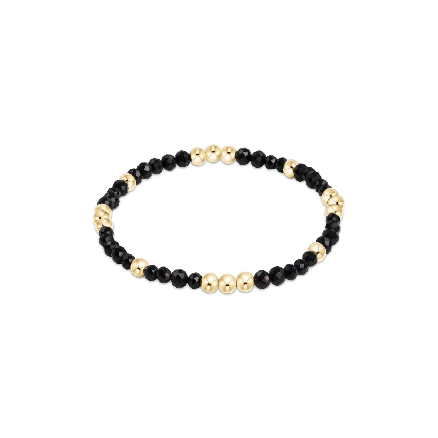 Enewton Worthy Pattern 3mm Bead Bracelet - Onyx