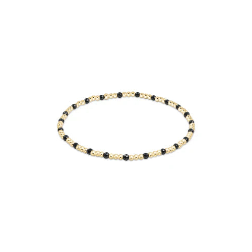 Enewton Gold Sincerity Pattern 2mm Bead Bracelet - Faceted Hematite