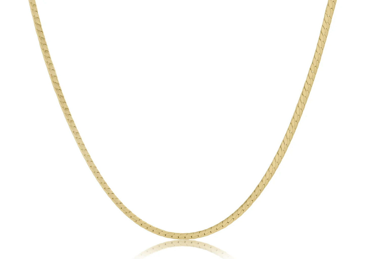 Enewton 17” CHOCKER HERRINGBONE CHAIN GOLD