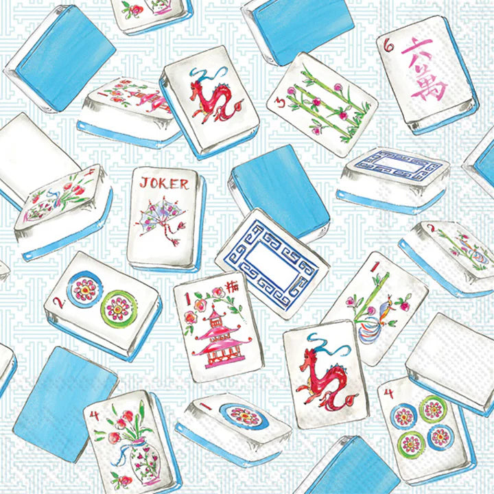 BI Cocktail Napkins Mahjong 20 count