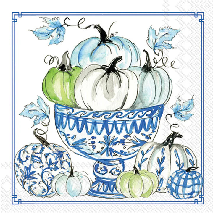 BI Cocktail Napkins Chinoiserie Pumpkins