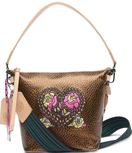 Consuela Wedge Crossbody, Mason