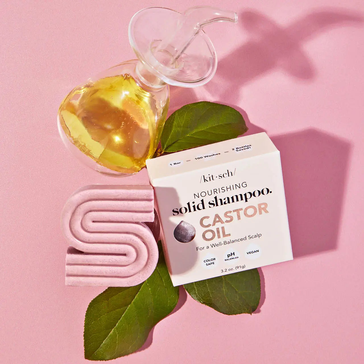 KITSCH PRO Nourishing Castor Oil Shampoo Bar