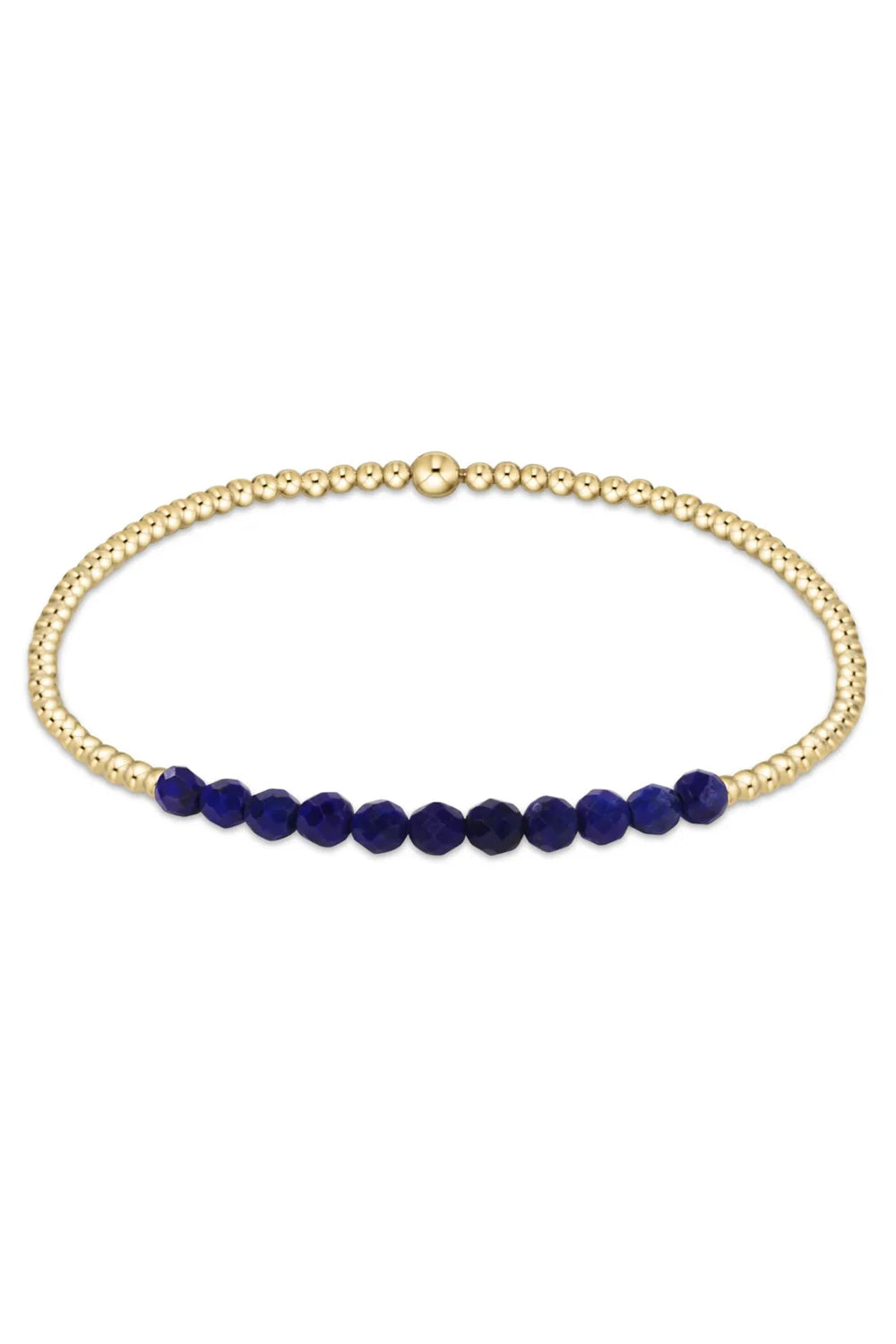 Enewton Gold Bliss 2mm Bead Bracelet  Lapis