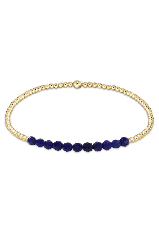 Enewton Gold Bliss 2mm Bead Bracelet  Lapis