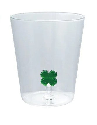 HAZEL MAZEL GLASSES W/FIGURE INSIDE