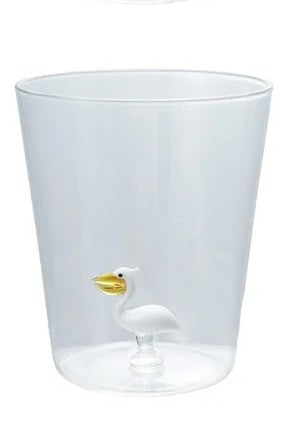 HAZEL MAZEL GLASSES W/FIGURE INSIDE