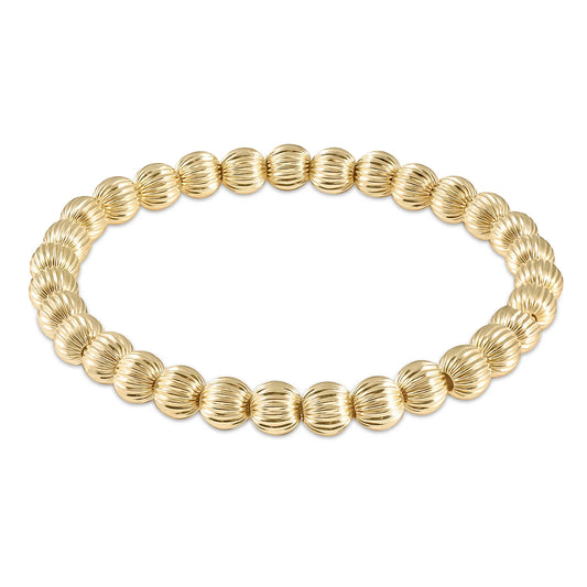 Enewton Dignity Gold 6mm Bead Bracelet EXTENDS