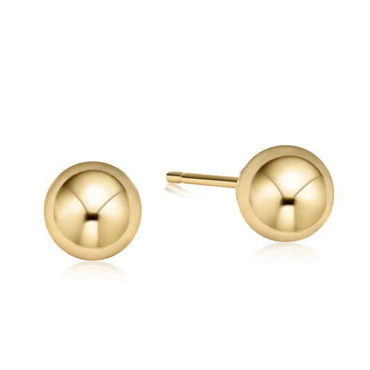 Enewton 10 mm Stud Ball Earrings