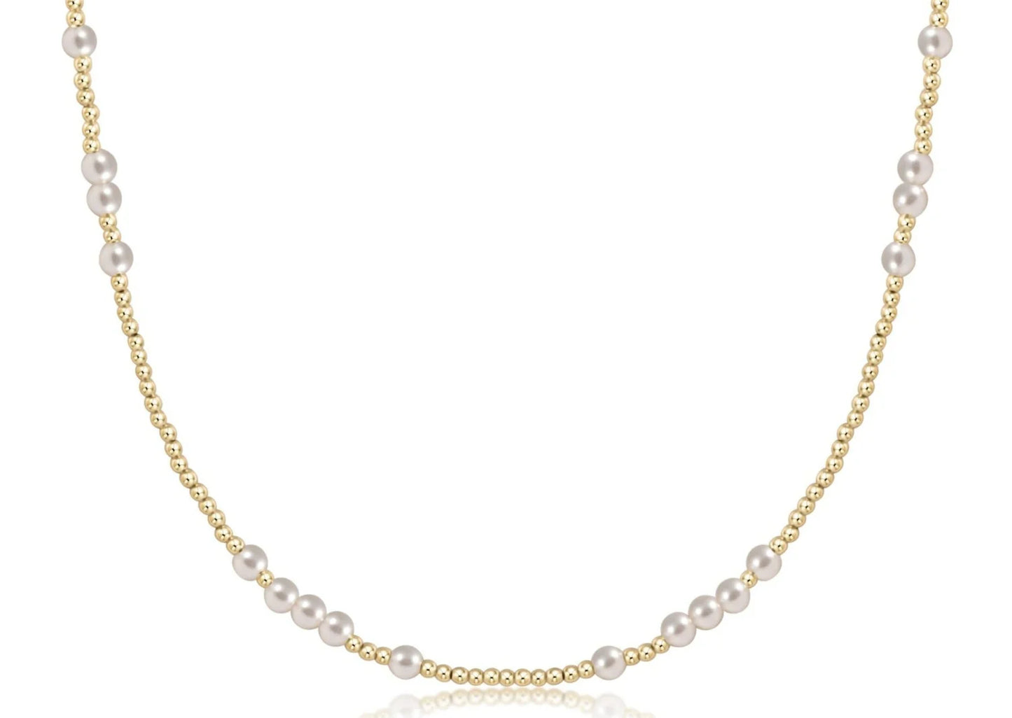 Enewton Gold  Pearl Hope Unwritten Beaded 17"  Necklace