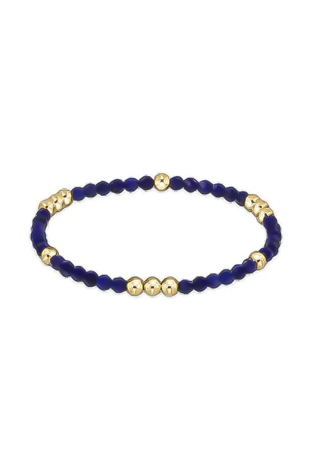 Enewton Gold  Lapis Worthy 3mm Faceted Bead   Bracelet