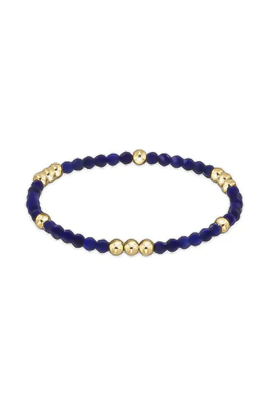 Enewton Gold  Lapis Worthy 3mm Faceted Bead   Bracelet