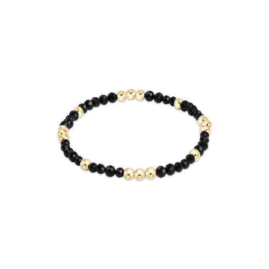 Enewton Worthy Pattern 3mm Bead Bracelet - Onyx