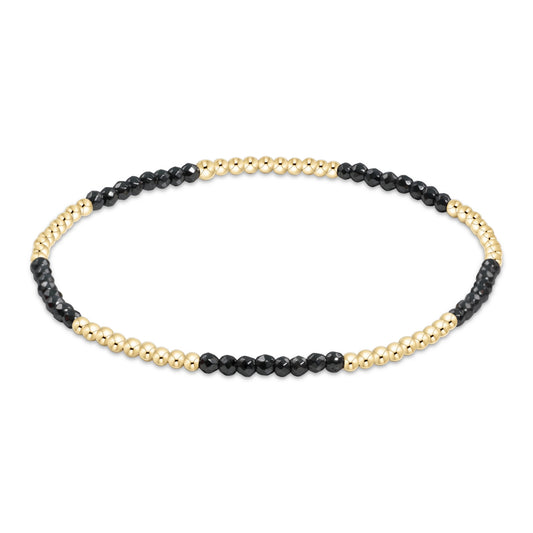 Enewton Blissful Pattern 2mm Bead Bracelet - Faceted Hematite