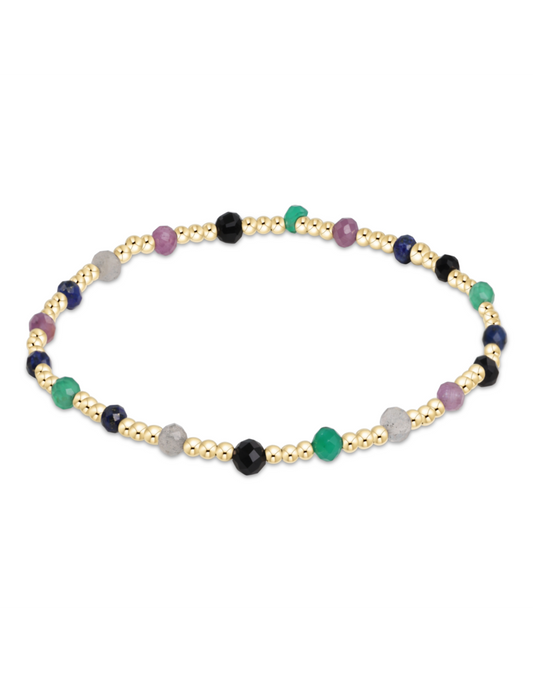 Enewton Gold Sincerity Pattern 3mm Bead Bracelet   Hot Mess