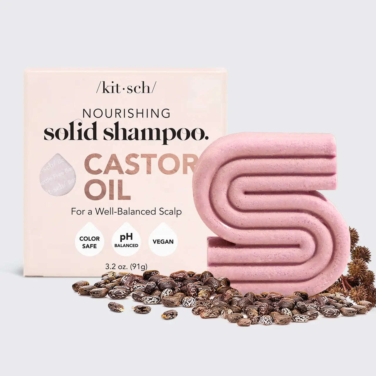 KITSCH PRO Nourishing Castor Oil Shampoo Bar