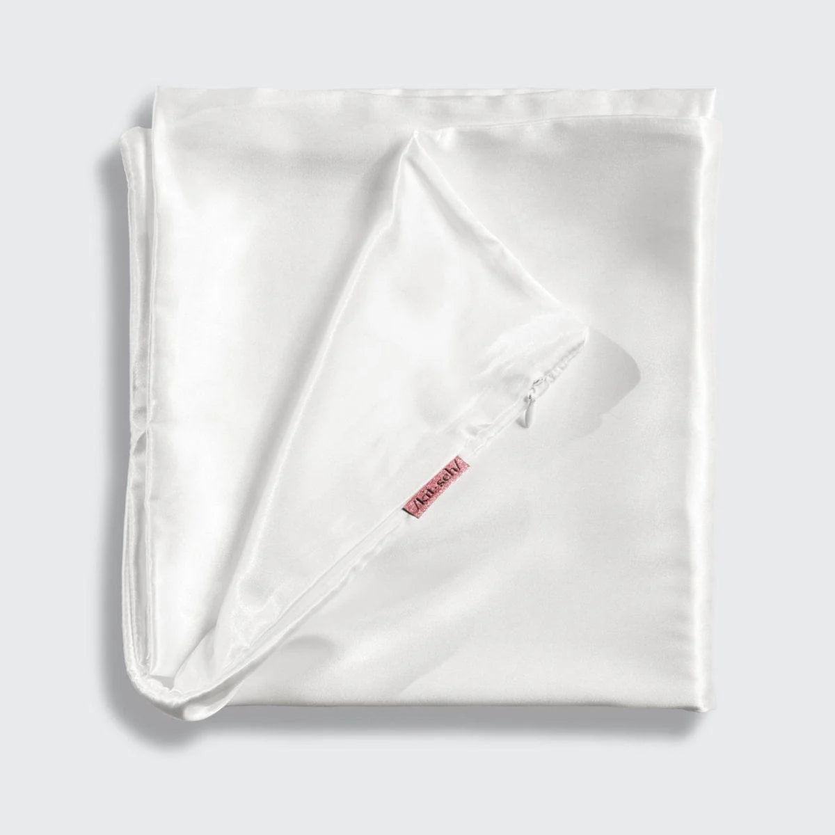 Satin Pillow Case King - Ivory
