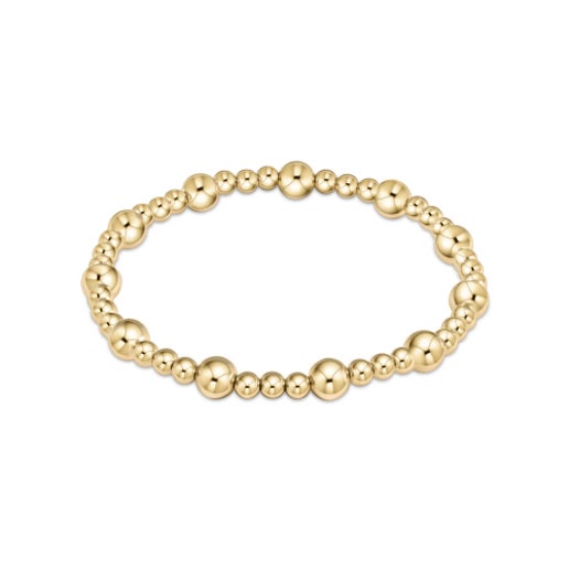 Enewton  Classic Sincerity 6mm Bead Bracelet - Gold