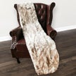 Two Lumps of Sugar Marble/Tan/Cream 60 x 72 Minky Blanket