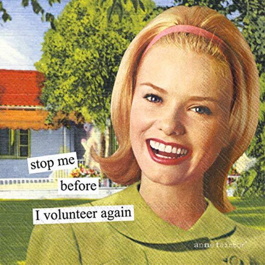 BI Cocktail Napkins Volunteer 20 count