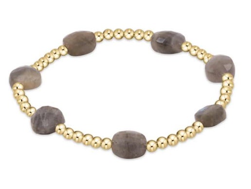 Enewton  Admire Gold 3mm Bead Bracelet w/Labradorite Stone