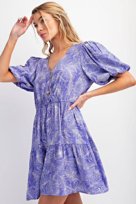 EASEL LILAC BLUE DRESS