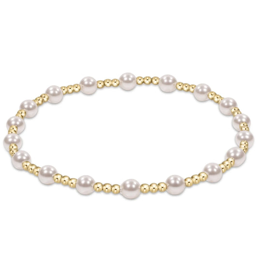 Enewton Pearl Sincerity Pattern 4mm Bead Bracelet